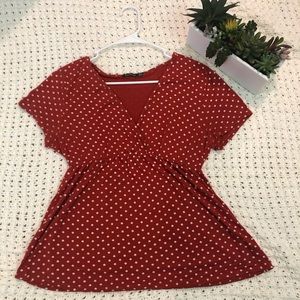 Red Polka Dot Shirt